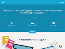 Tablet Screenshot of neohits.com